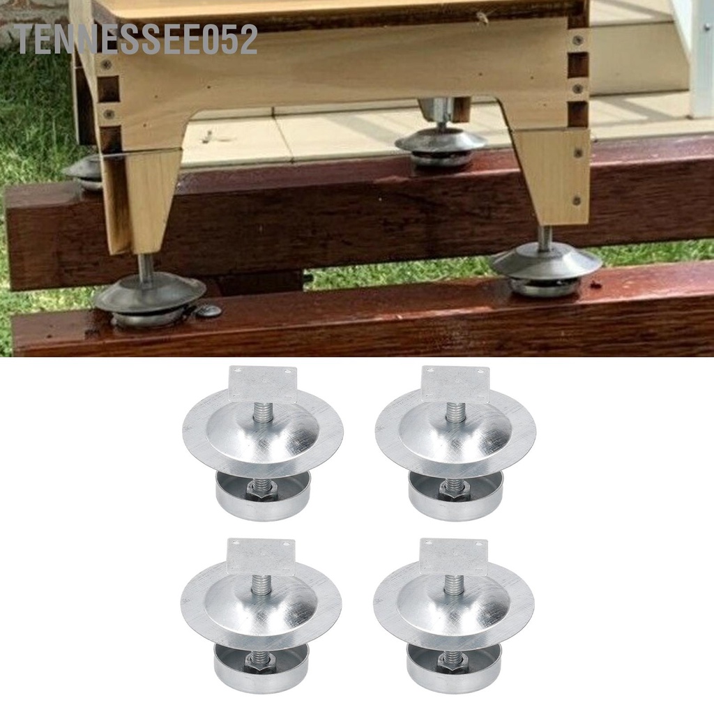 Tennessee052 4Set Ant Proof Hive Feet Cơ sở tổ ong bằng thép không gỉ Giá đỡ cho người nuôi