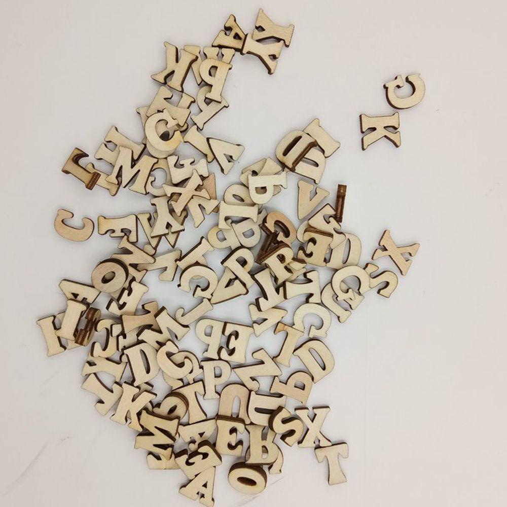 Chữ Cái Và Số Bằng Gỗ Trang Trí Sổ Tay