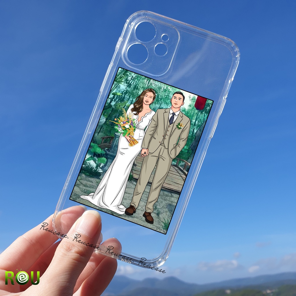 Ốp điện thoại vẽ line in ảnh theo yêu cầu cho Iphone 6/6plus/7/7plus/8/8plus/x/xsmax/xr/11/11promax/12/12promax/13/13max