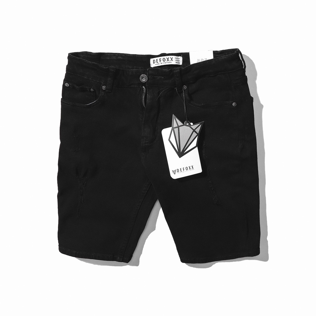 Quần short nam denim DEFOXX (chất liệu vải denim co dãn ,form ngang gối,hàng vnxk)