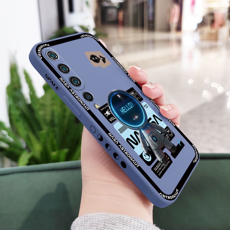 Ốp Điện Thoại Silicon Họa Tiết Phi Hành Gia Cho Xiaomi Mi 10 Pro Lite 10S 9 8