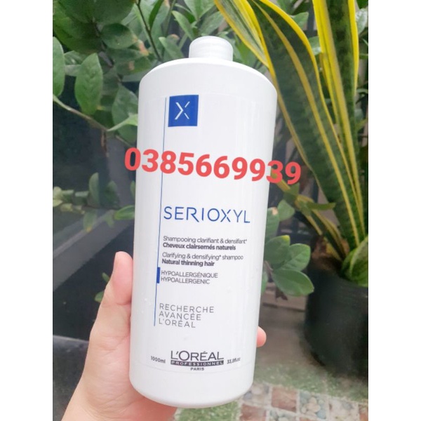 Dầu gội Loreal Serioxyl Step 1 chống rụng tóc 1000ml (SPAIN)- Chai
