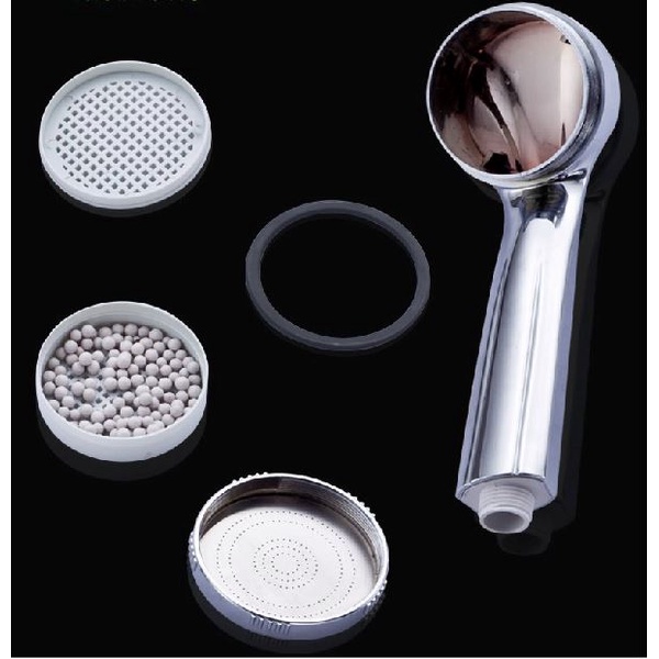 Bộ củ sen tắm nóng lạnh hợp kim mạ crom 5 lớp kèm tay sen tăng áp tròn ABS bền đẹp