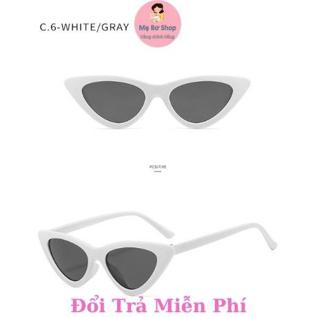 Kính Mắt Xếch Nhọn Nhiều Màu