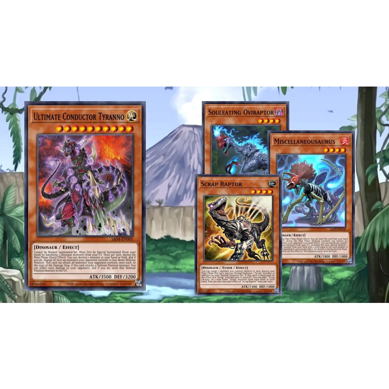 Yugioh - Bộ bài Dino Khủng Long Tiếng Anh
