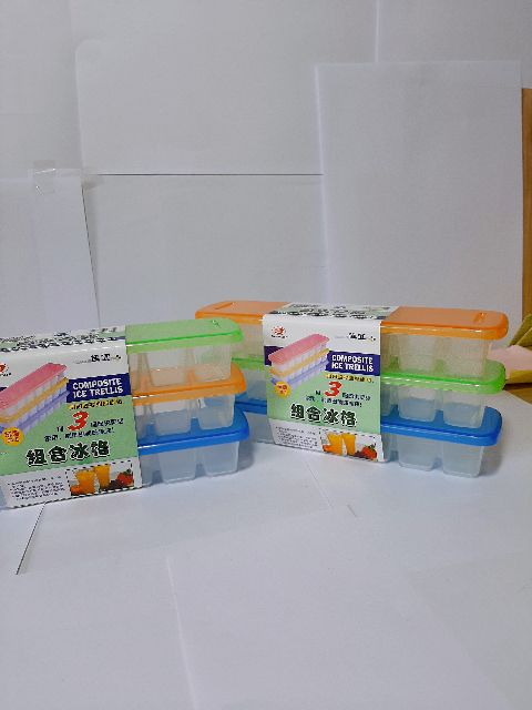 Vỉ 3 khay đá có nắp