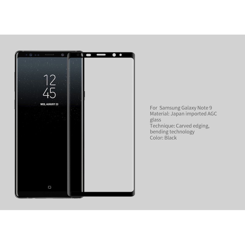 Kính cường lực siêu phẩm Nillkin CP+ MAX Full màn hình tràn viền cho điện thoại Samsung Galaxy Note 8, Samsung Note 9