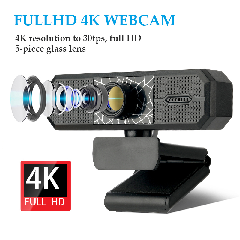 Webcam 2k / 4k Hd Cao Cấp Cho Máy Tính