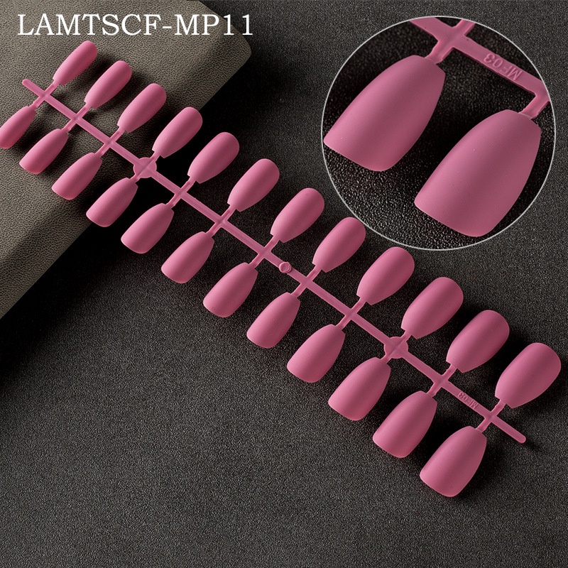 Bộ 24 móng tay giả ANNIES ngắn màu sắc trơn thời trang