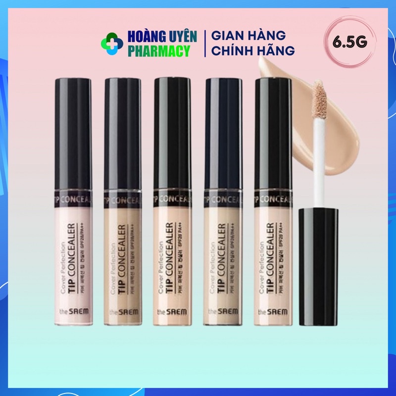 Kem che khuyết điểm The Saem Cover Perfection Tip Concealer 6.5g