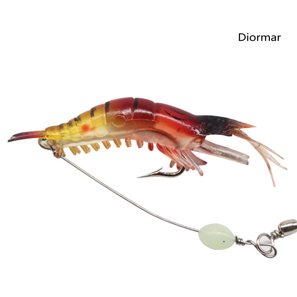 Mồi Câu Cá Giả Hình Tôm 9cm