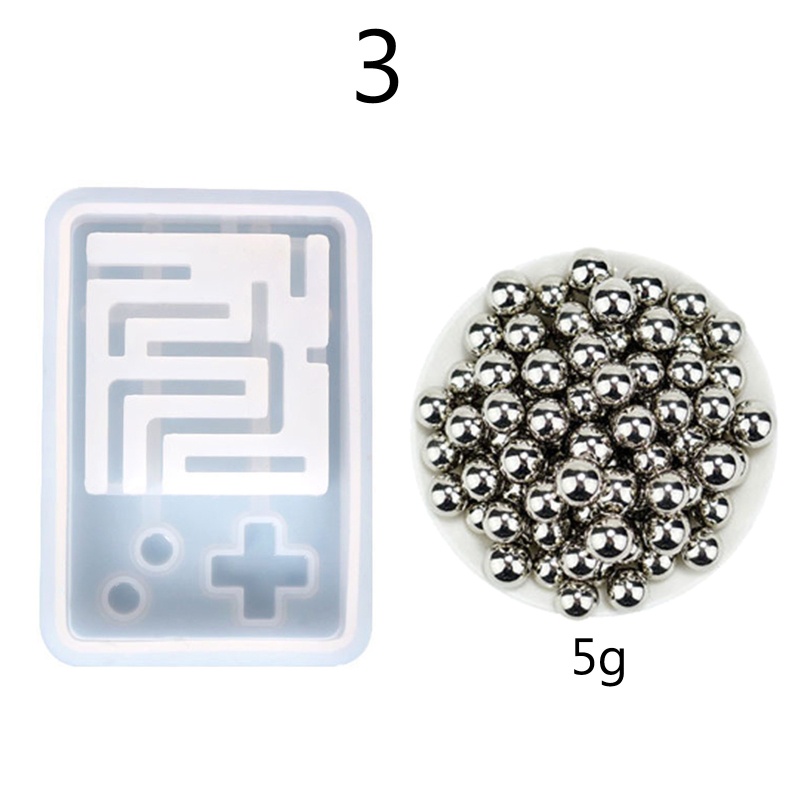 Khuôn Silicone Làm Mặt Dây Chuyền Hình Học Sáng Bóng