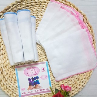 [Bịch 10] Chiếc Khăn Sữa Trắng Siêu Thấm (Các Loại 2 - 3 - 4 lớp) Khăn Xô Cho Bé