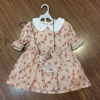 Váy baby doll cho bé gái kèm túi
