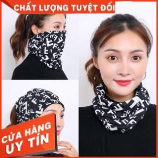 Khăn Đa Năng Mùa Đông 2 Lớp Vải Mịn - Khăn Che Mặt,Che Cổ Tiện Lợi RiBô