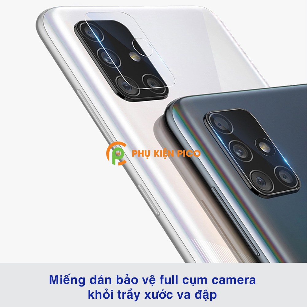 Dán camera Samsung M51 độ cứng 9H trong suốt không ảnh hưởng đến chất lượng ảnh - Cường lực camera Samsung Galaxy M51