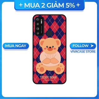 Ốp lưng Vsmart Joy 3/Joy 4/Active 3/Bee 3/Live/...dẻo đen hình Teddy