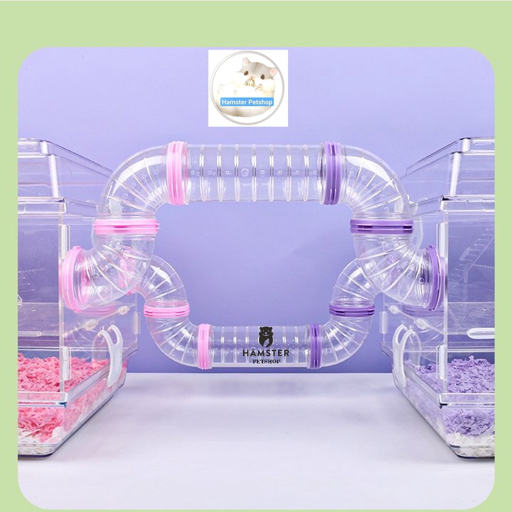 Tấm tạo lỗ gắn ống nối,nhà tắm cho lồng hamster