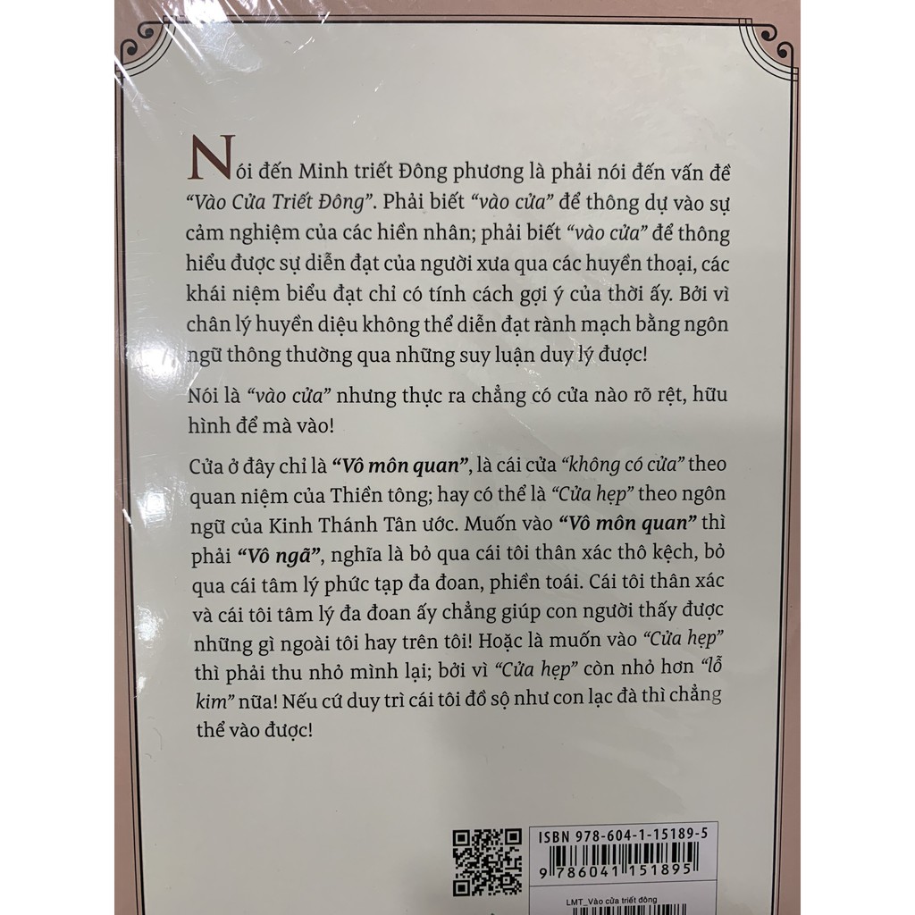 Sách - Vào Cửa Triết Đông - 8934974167198