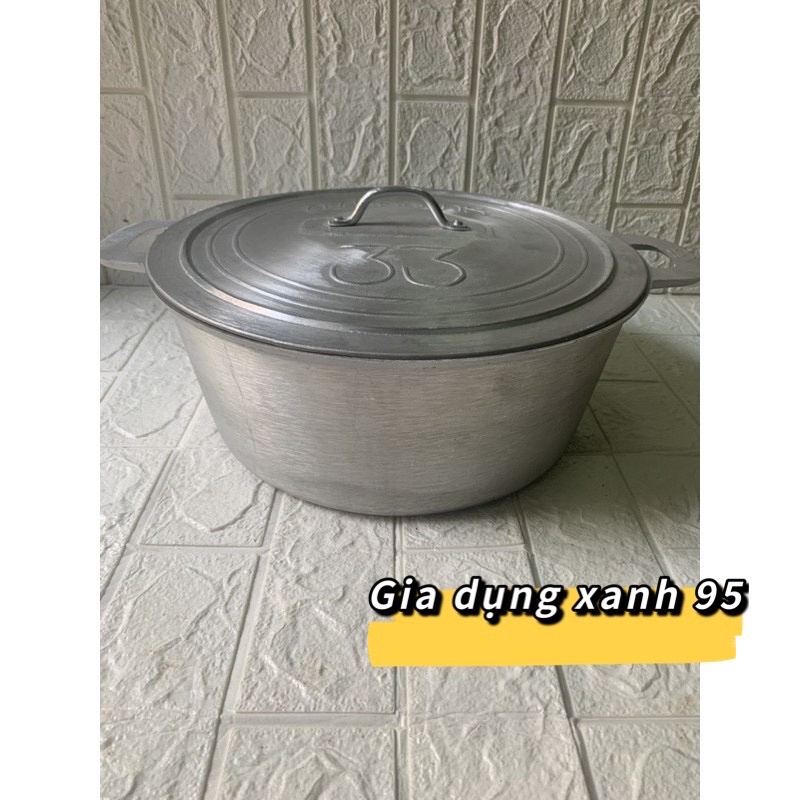 Nồi gang miên đúc hàng cao cấp 33cm siêu chất lượng