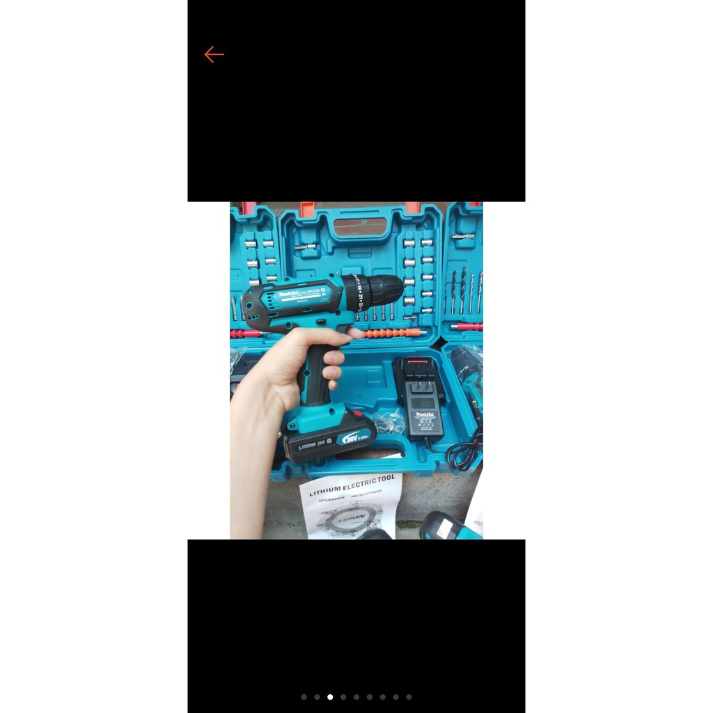 Máy Khoan Pin Bê Tông Bắt Vít MAKITA 26V - 3 chức năng- 2 Pin  - Khoan Sắt, Gỗ, Bắn Vít