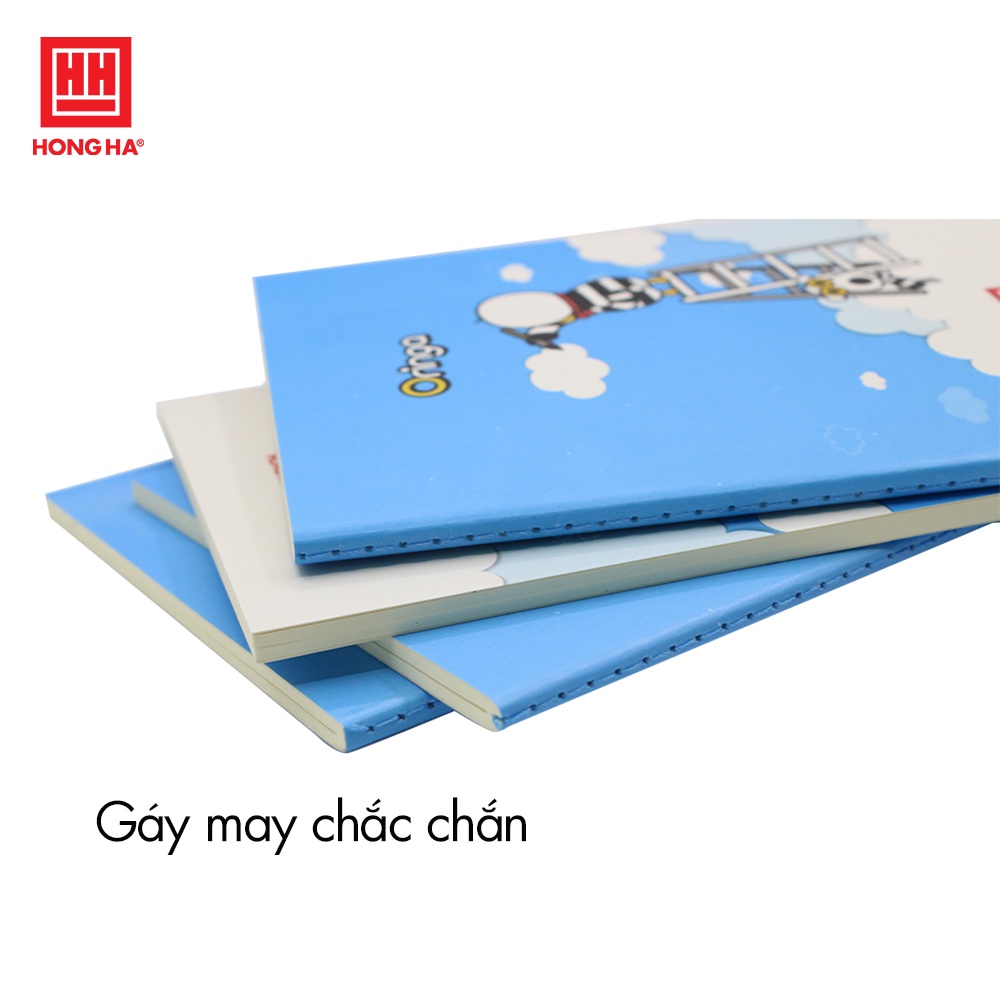 Sổ tay A6 may gáy 80 trang Oringa Hồng Hà - 4600
