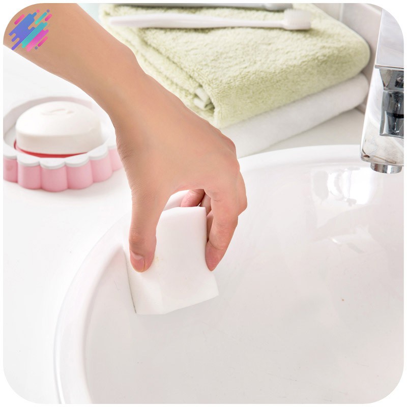 ✅COD❤✨ 3Pcs/Set Lightweight Car Clean Magic Sponge Eraser Clean Washing Kit