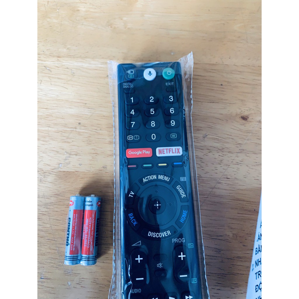 Điều khiển remote giọng nói tivi Sony smart RMF-TX200P