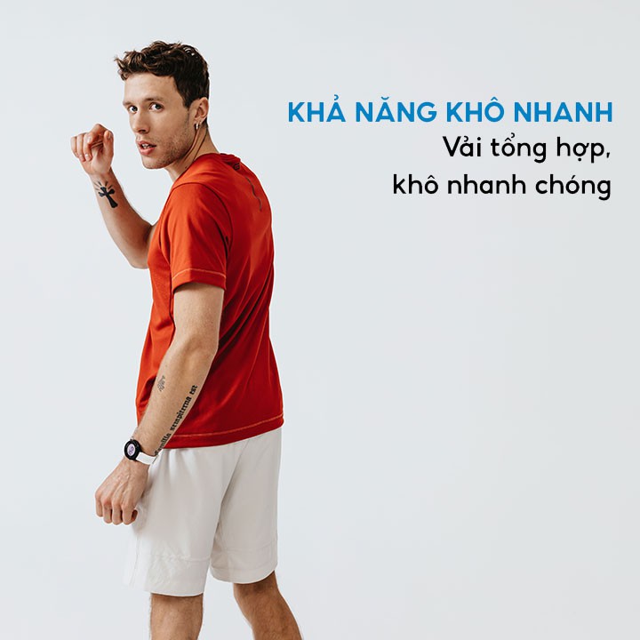 Áo thun thể thao nam Decathlon run dry chuyên chạy bộ, nhanh khô