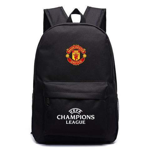 Hàng Có Sẵn-Hot Ba Lô Canvas In Logo Champions League Juventus C Luo Liverpool Hotspur Chelsea Real Madrid Manchester United Mi