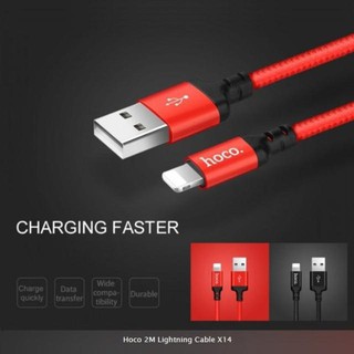 Cáp Sạc Dây Dù Hoco X14 Iphone/Ipad Chính Hãng