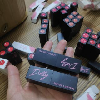 💋Son phủ phấn Dolly đỏ cam (Tách sét)