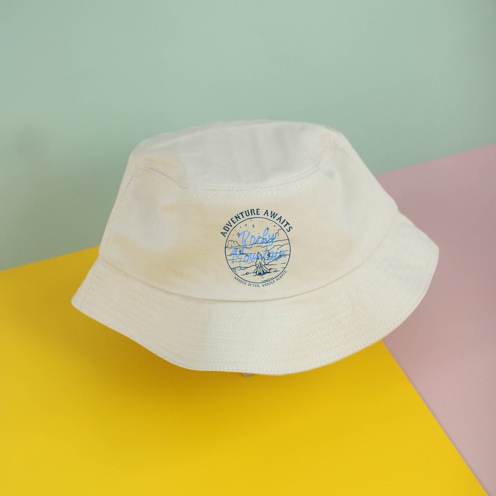 Nón bucket siêu xinh của chodole loại mũ unisex cho nam và nữ  in hình độc đáo Wander Often, Wander 