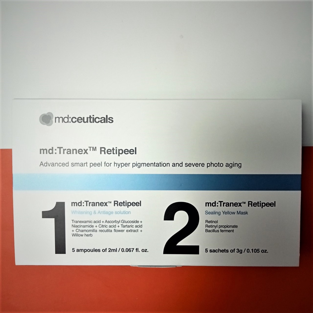 Set Thay Da Sinh Học Peel MD:ceuticals MD Tranex Retipeel