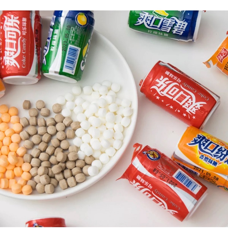 Kẹo soda pop, kẹo C hình lon nước ngọt (lon 10g)