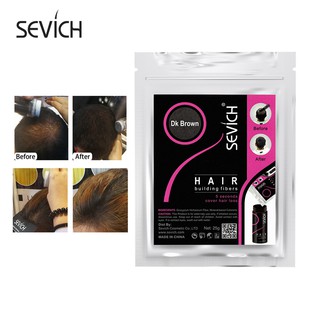 Phấn phủ tóc SEVICH 500g làm dày tóc thưa che hói đầu