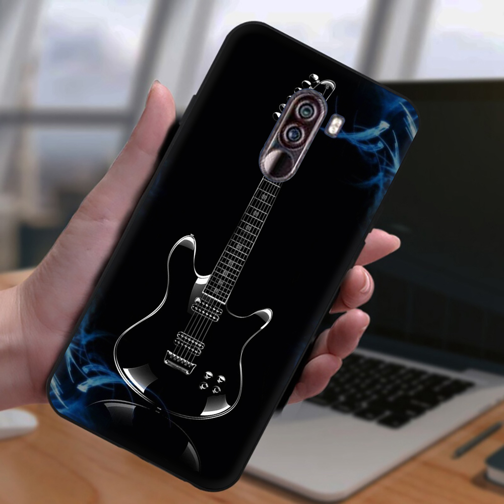 Ốp Điện Thoại Tpu Mềm Chống Rơi Họa Tiết Đàn Guitar Nghệ Thuật Cho Xiaomi Mi 11i 11 Ultra 11 Poco F3