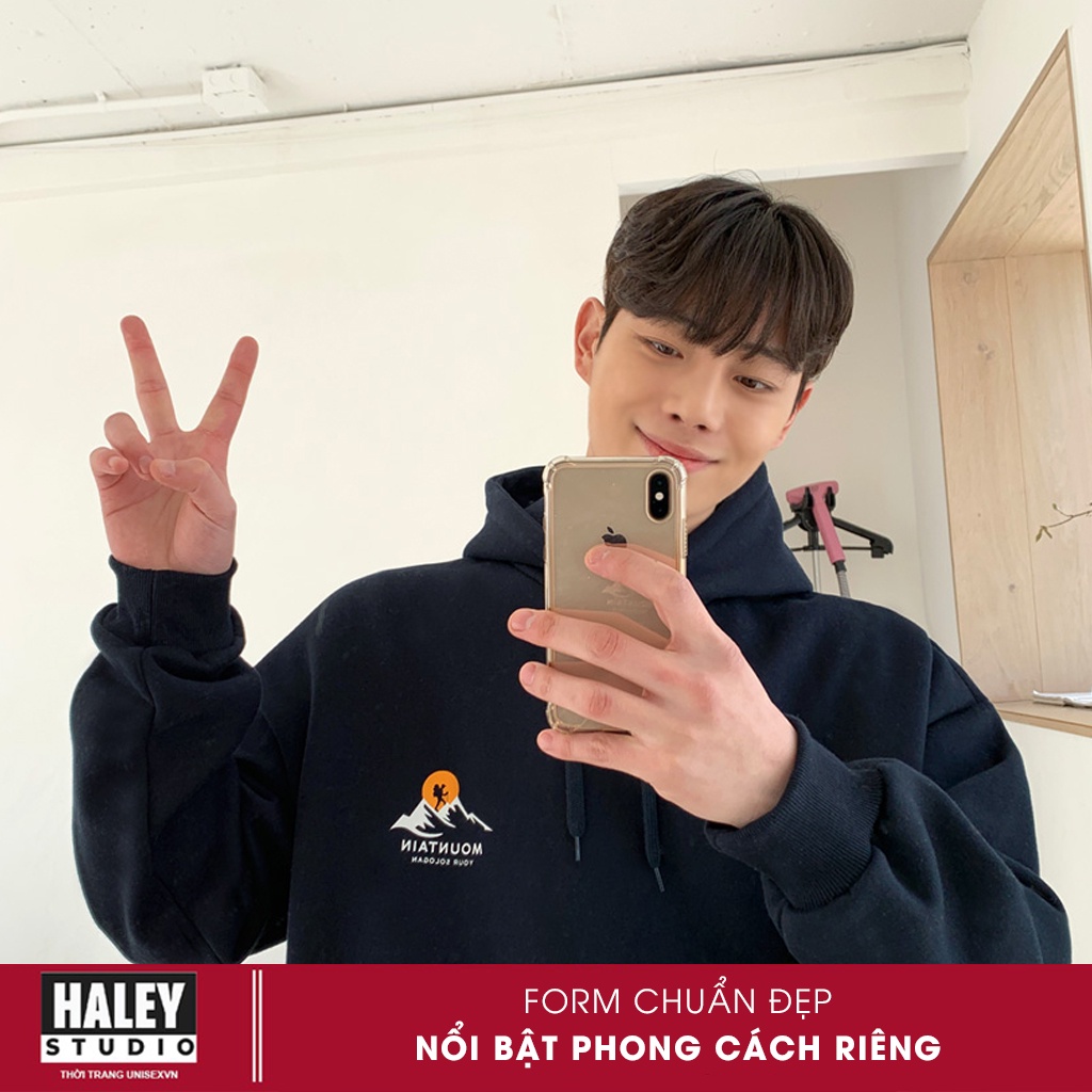 Áo Hoodie MOUNTAIN HALEY  mã HD257 Nam Nữ unisex Chất nỉ bông đẹp dày dặn Thu Đông Phong Cách Hàn Quốc