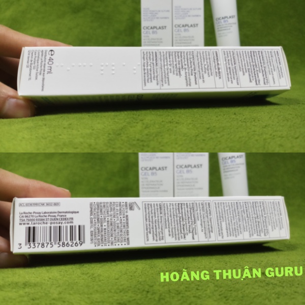 B5 La roche posay cicaplast 40ml - gel dưỡng ẩm phục hồi da, làm dịu, làm mượt, làm mát phù hợp cho cả da dầu