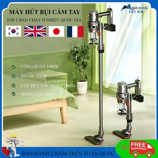 Máy hút bụi cao cấp đa năng cầm tay - Máy hút bụi gia đình, công nghiệp công suất lớn 1400W .Bảo hành 2 năm toàn quốc.