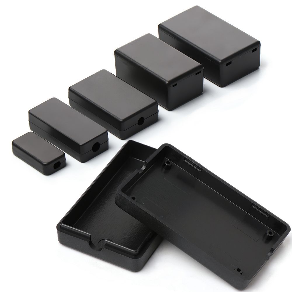 Set 1/2 hộp nhựa ABS 9 kích cỡ chống nước màu đen chất lượng cao