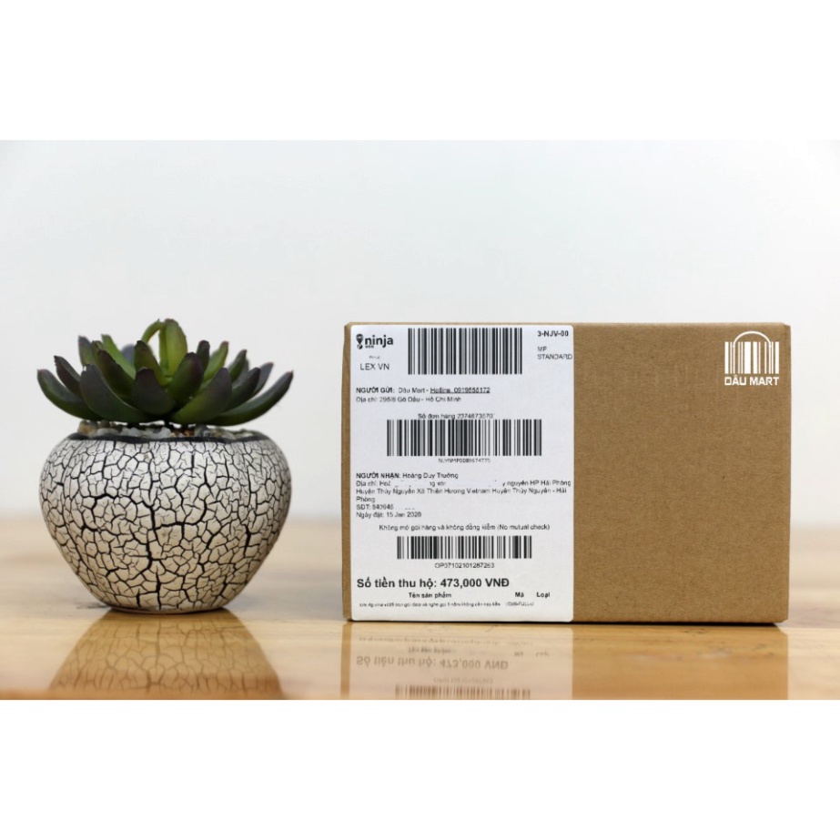 300 tờ giấy A7 in tem lô hàng phiếu tải shopee và TMĐT tự dán 70x100mm giành riêng cho máy in nhiệt - 7x10cm