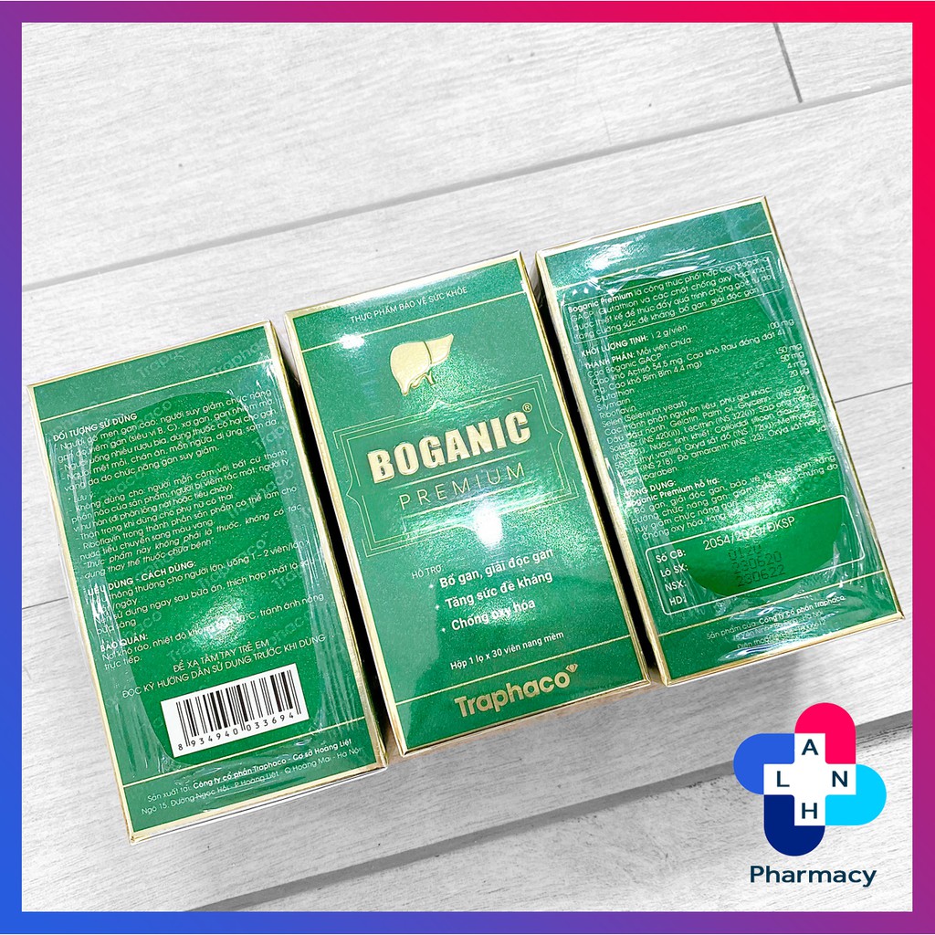 BOGANIC PREMIUM – Bổ gan, giải độc gan, tăng sức đề kháng, chống oxy hóa.