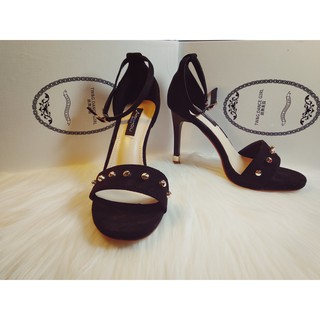 Sandal quai đinh cực HOT (4 màu xanh rêu, đen, hồng nhạt, vàng)