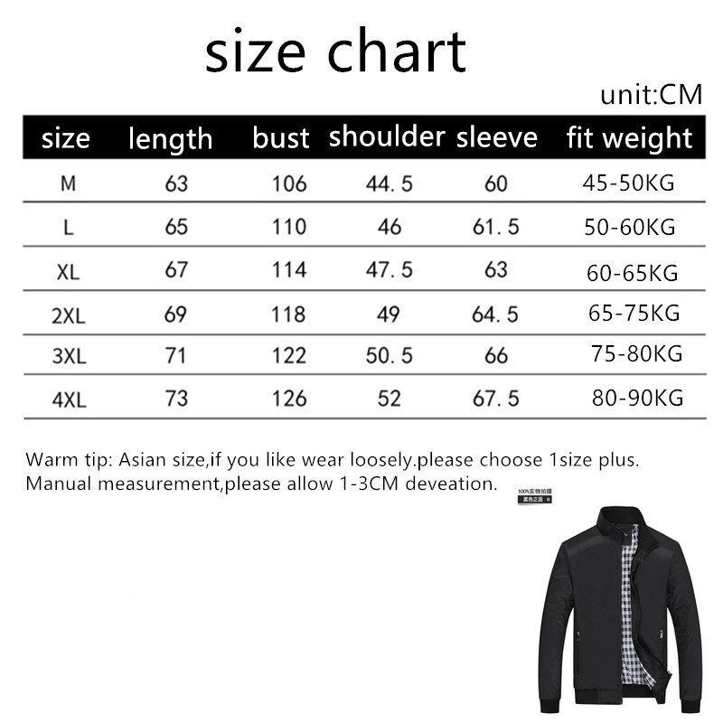 Áo Khoác Bomber Mỏng Chống Thấm Nước Size M-4Xl Thời Trang Cao Cấp Dành Cho Nam Trung Niên