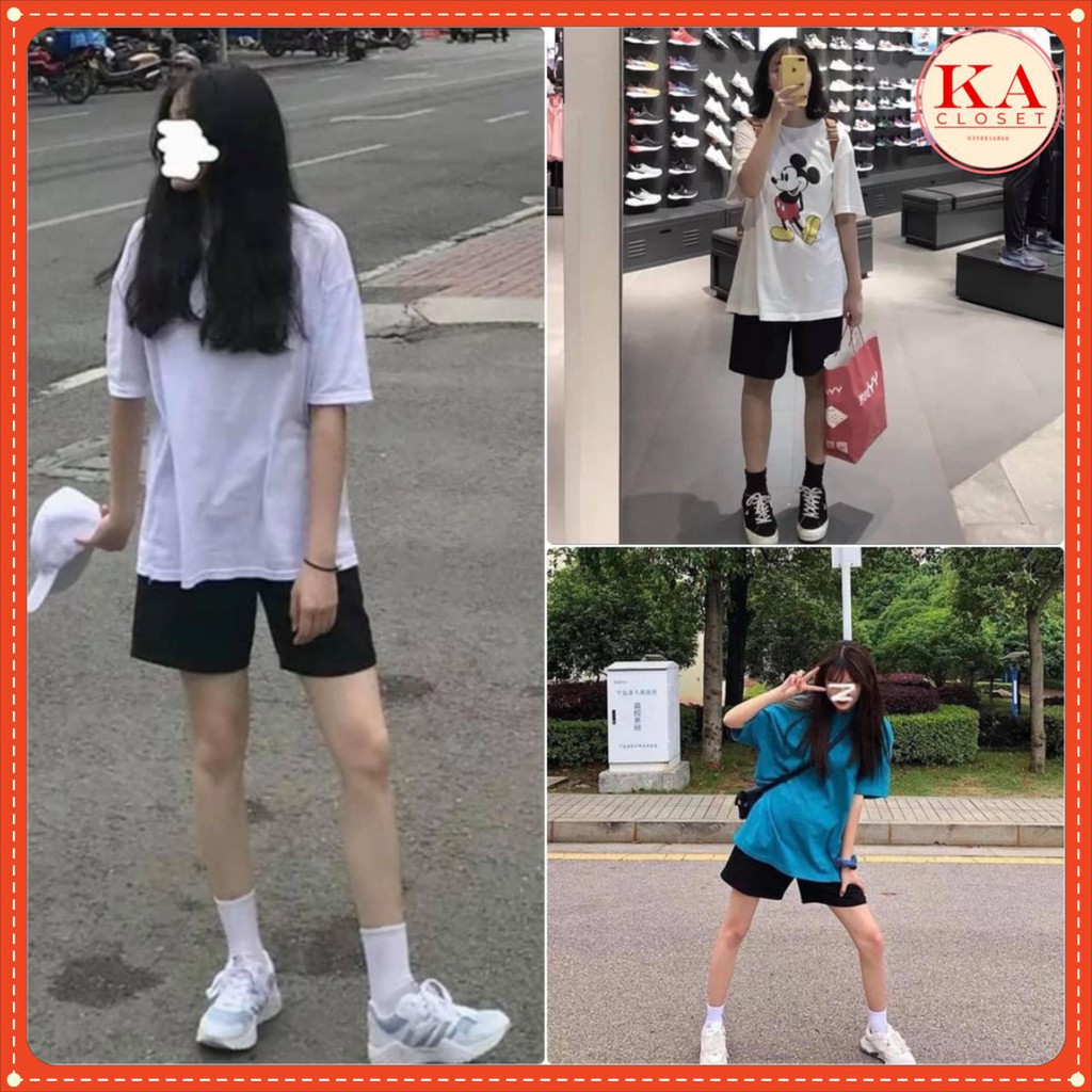 Quần short đùi bazic KA Closet chất thể thao dầy mịn không xù, ẢNH THẬT CUỐI