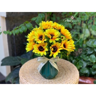 Bình sứ dáng bầu khế kim cương Bát Tràng 18cm cắm hoa giả bằng sứ men ngọc trắng cao cấp
