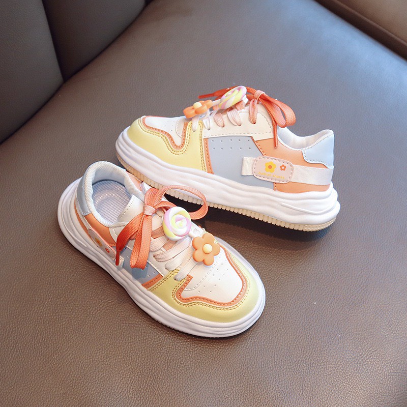 Giày sneaker cho bé gái, giày thể thao thời trang hình kẹo candy dễ thương BBW737 Tulastore