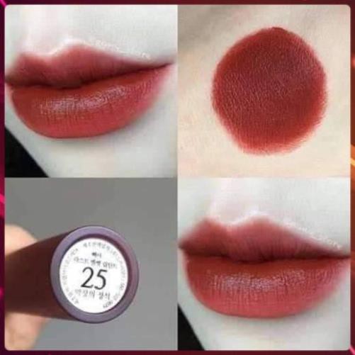 Son kem lì BBIA Last Velvet Lip Tint màu 25 - Version 5 - Hàn Quốc