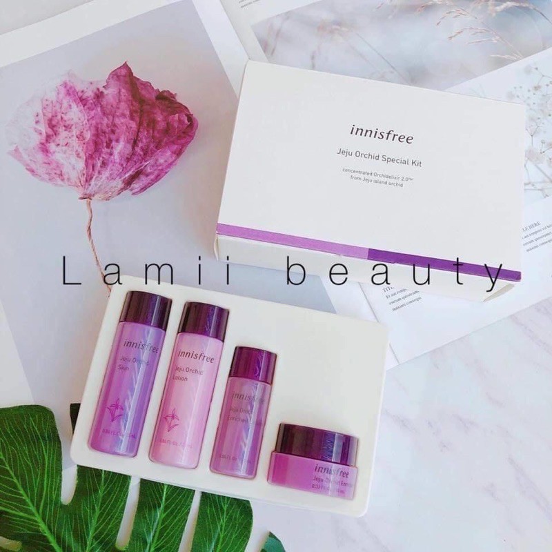 Set dưỡng da Innisfree Jeju orchid special kit